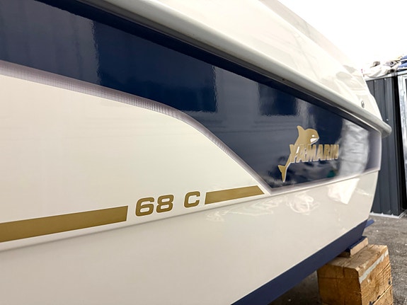 Strøken Yamarin 68 Cabin. Yamaha F200 fra 2022. Ankervinsj. Varmer. 191 timer! 17 of 30