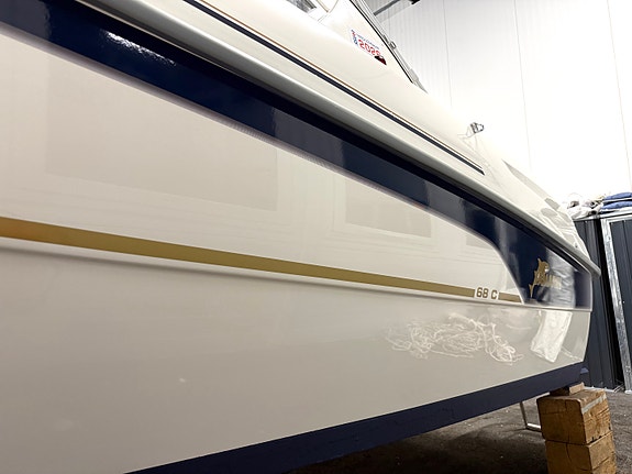 Strøken Yamarin 68 Cabin. Yamaha F200 fra 2022. Ankervinsj. Varmer. 191 timer! 16 of 30