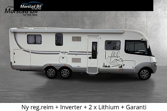 Rapido 10000 180hk I Aut I Meget velholdt I Utstyrsbombe