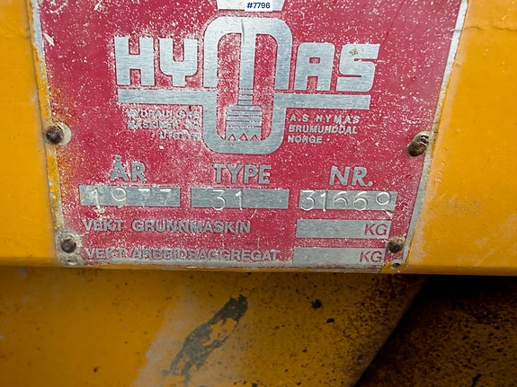 Hymas  31 Graver for traktor 18 of 18