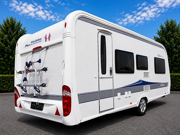 Hobby 540KMFe Excellent Alde/AC/Fortelt/Sykkelstativ/Fukttest 5 of 30