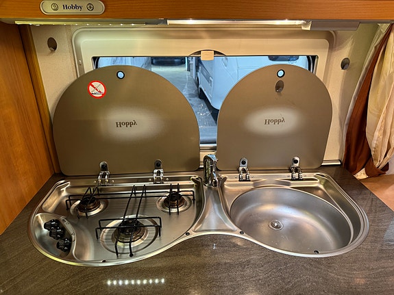 Hobby 540KMFe Excellent Alde/AC/Fortelt/Sykkelstativ/Fukttest 23 of 30