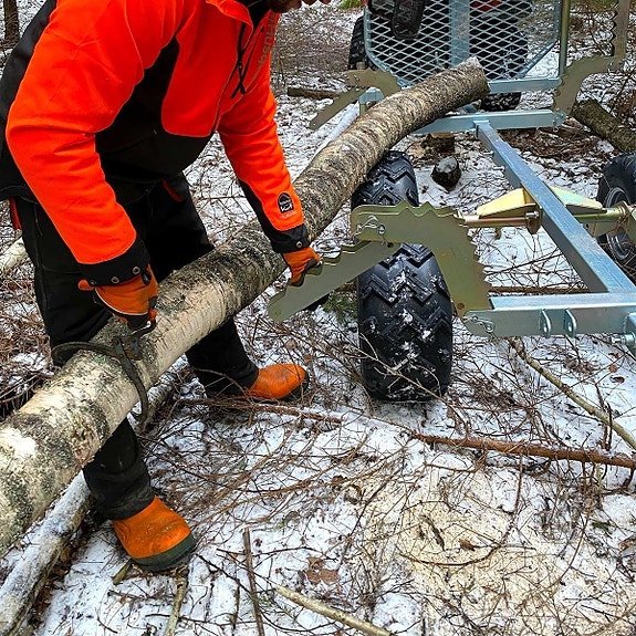Kellfri Skogsvogn med kran og vinsj 29 of 30