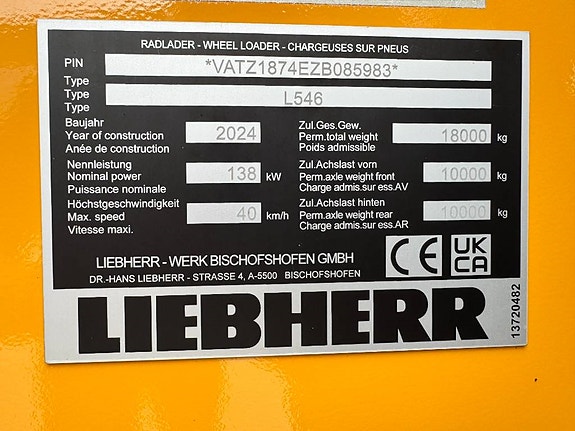 Liebherr L546 10 of 11