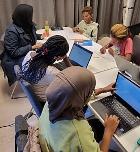Gruppeundervisning for ungdom.