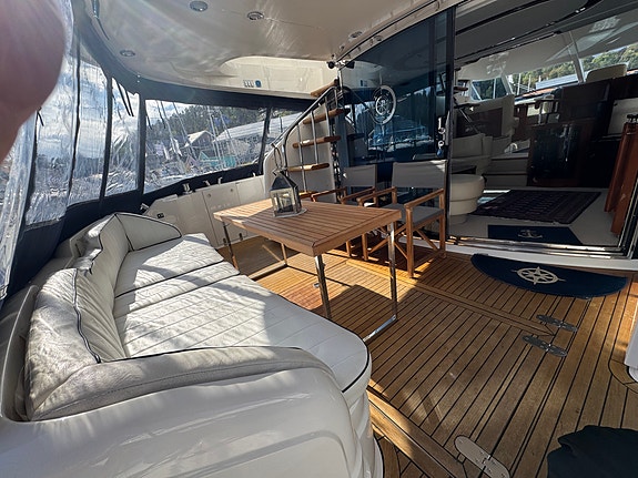 Velholdt eksemplar av den tidløse/populære modellen - Fairline Squadron 58. 17 of 30