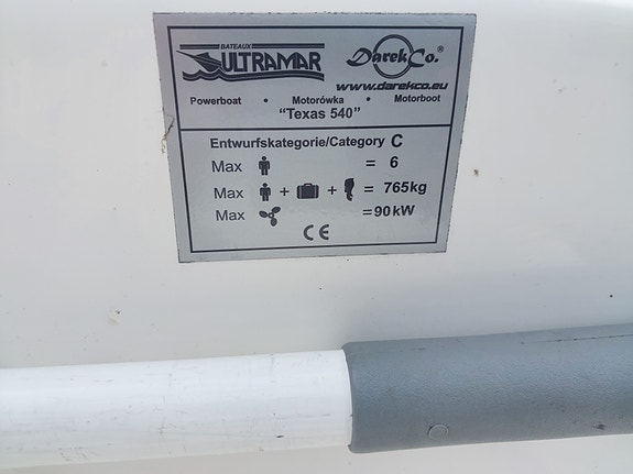 Aqualine/Ultramar, Texas 540 - pilothouse, med motor og henger! 15 of 26