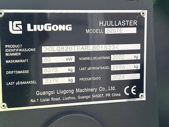 Liugong 820 TE Electric 5 of 29