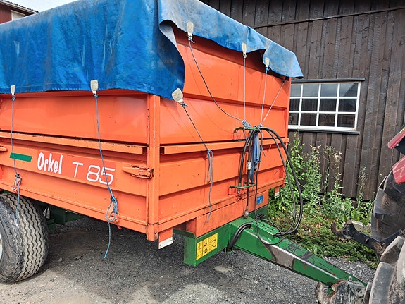 Orker 8 tonn traktor henger 6 of 7