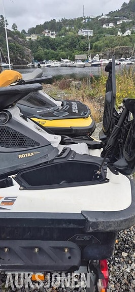 Dobbel vannscooter henger med Seadoo GTX 155 is, RXT 255 IS 11 of 21
