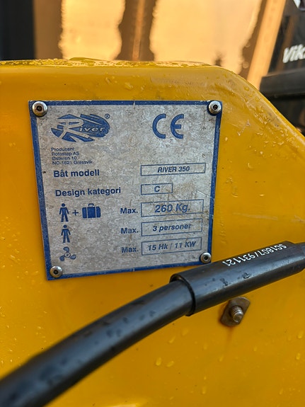 River 350 m/Mercury Viking 10Hk 3 of 6