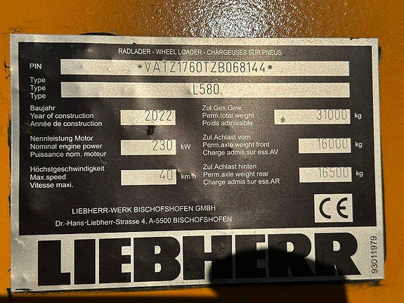 Liebherr L 580 8 of 16