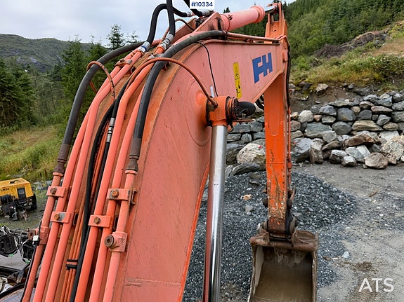 Fiat Hitachi EX 165 m/ graveskuffe, hydr.pusseskuffe og pigghammer 9 of 30