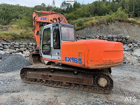 Fiat Hitachi EX 165 m/ graveskuffe, hydr.pusseskuffe og pigghammer 7 of 30