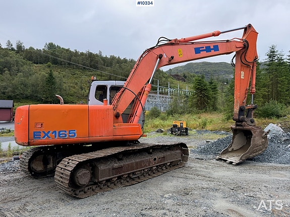 Fiat Hitachi EX 165 m/ graveskuffe, hydr.pusseskuffe og pigghammer 5 of 30