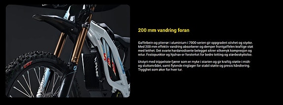 Sur Ron NY Sur Ron Light Bee L1e 2026/2027 mod.- 0-45 km/t på 2,5 14 of 15