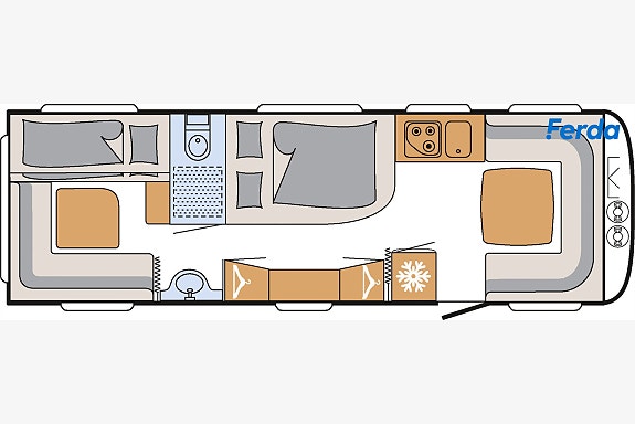 Dethleffs 740 RFK Nomad snow 3 of 28
