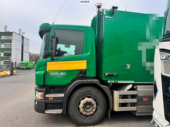 Scania P340 LPG 6x2 Renovasjonsbil m/ Kran. 8 of 30
