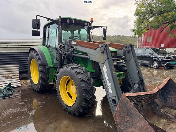 John Deere 6320 m/ frontlaster. 8 of 30