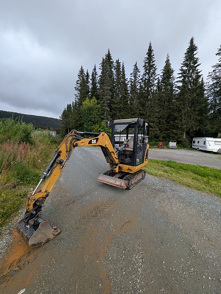 Cat 301.8 med maskintralle 6 of 9
