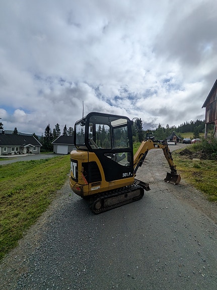 Cat 301.8 med maskintralle 4 of 9