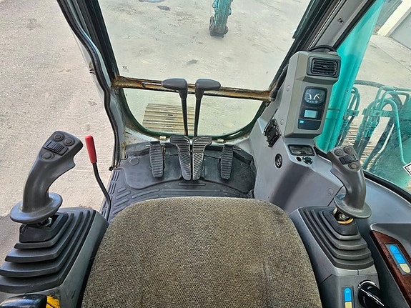 Kobelco SK250NLC-6, 2002 mod, Mitsubishi motor, Sentralsmøring, S70-Feste, opplegg til rototilt 30 of 30