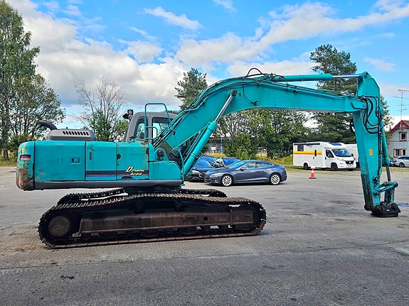 Kobelco SK250NLC-6, 2002 mod, Mitsubishi motor, Sentralsmøring, S70-Feste, opplegg til rototilt 7 of 30