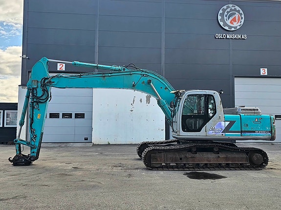Kobelco SK250NLC-6, 2002 mod, Mitsubishi motor, Sentralsmøring, S70-Feste, opplegg til rototilt 3 of 30