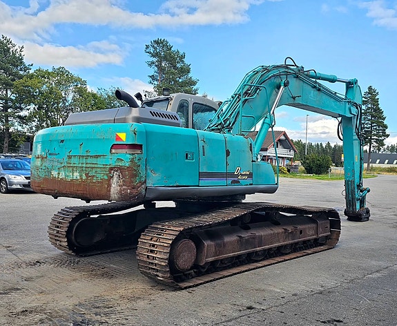 Kobelco SK250NLC-6, 2002 mod, Mitsubishi motor, Sentralsmøring, S70-Feste, opplegg til rototilt 6 of 30