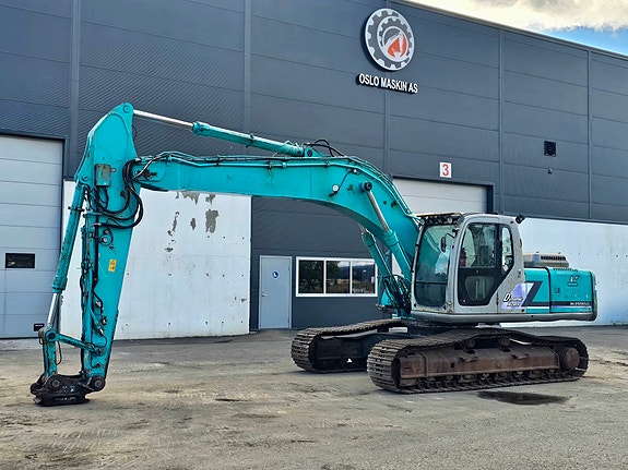 Kobelco SK250NLC-6, 2002 mod, Mitsubishi motor, Sentralsmøring, S70-Feste, opplegg til rototilt 2 of 30