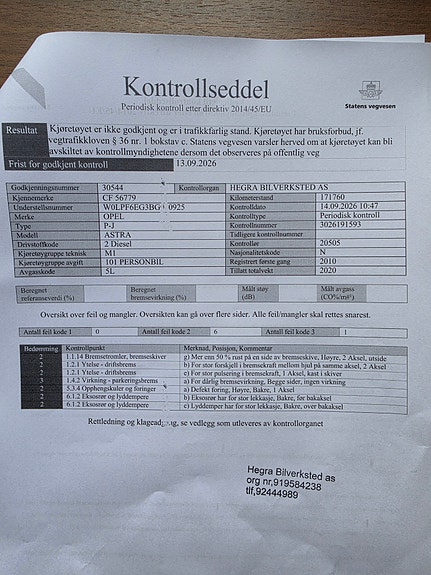 Opel Astra 9 of 9