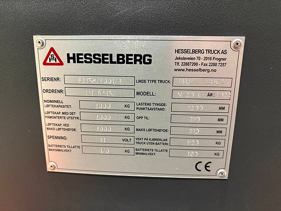 Linde N 20 C 7 of 7