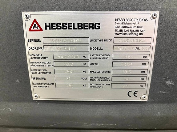 Linde N 20 D 8 of 8
