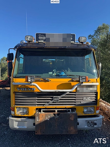 Volvo FL10 Tippbil - Bakmontert Palfinger Kran 3 of 30