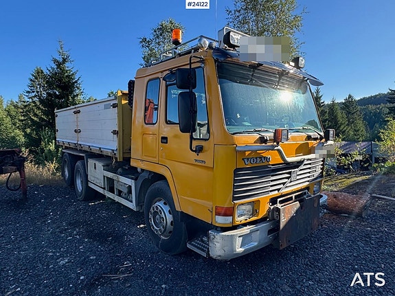 Volvo FL10 Tippbil - Bakmontert Palfinger Kran 2 of 30