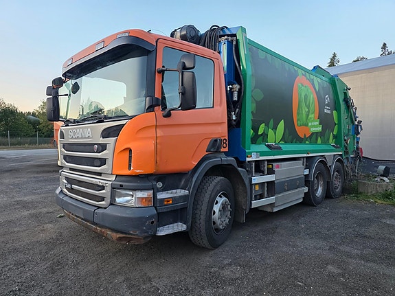 Scania P340 komprimatorbil - CNG - Joab påbygg