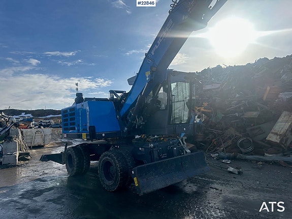 Fuchs MHL 320 SS hjulgraver m/ grabb. SE VIDEO 7 of 30