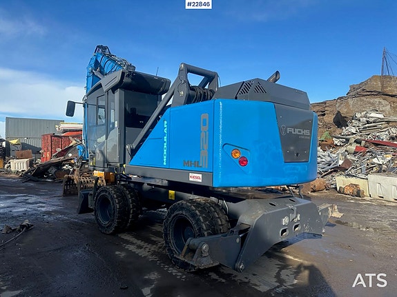 Fuchs MHL 320 SS hjulgraver m/ grabb. SE VIDEO 6 of 30