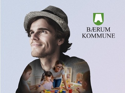 I Grini barnehage er det godt å være, her kan du leke og lære! logo