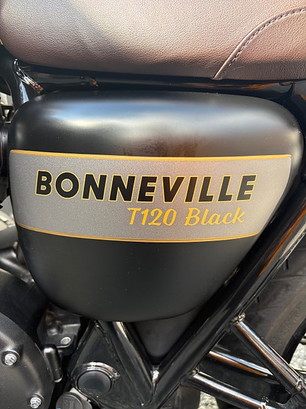 Triumph Bonneville T120 Black Gold Line 14 of 30