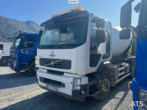 Volvo FE 6x2 betongbil m/ 7m3 trommel 5 of 30