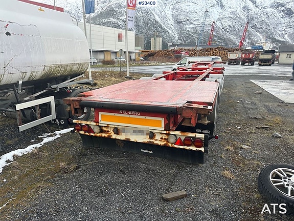 Kel-Berg C30F container henger – sprekk i ramma 4 of 21