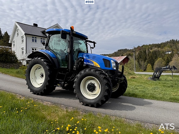New Holland TS125A m/ frontlaster. Ny kløtsjpakke! 10 of 30