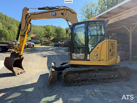 Caterpillar 308CR gravemaskin for salg med masse utstyr 4 of 30
