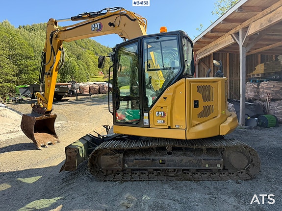 Caterpillar 308CR gravemaskin for salg med masse utstyr 5 of 30
