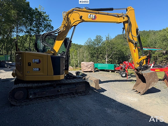Caterpillar 308CR gravemaskin for salg med masse utstyr 12 of 30