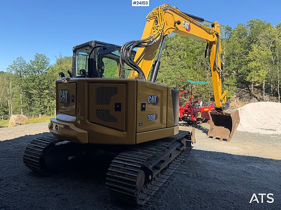 Caterpillar 308CR gravemaskin for salg med masse utstyr 9 of 30