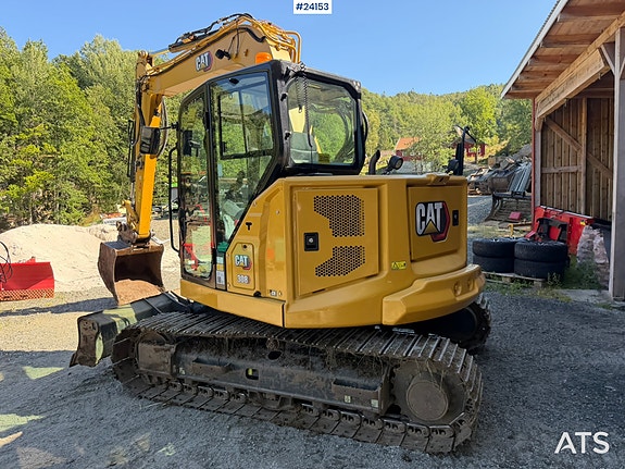 Caterpillar 308CR gravemaskin for salg med masse utstyr 6 of 30