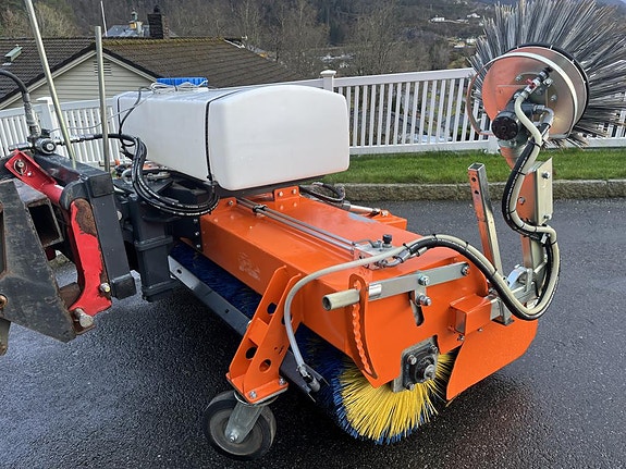Tuchel Profi 660-230 feiekost med oppsamler og sidekost 2 of 6