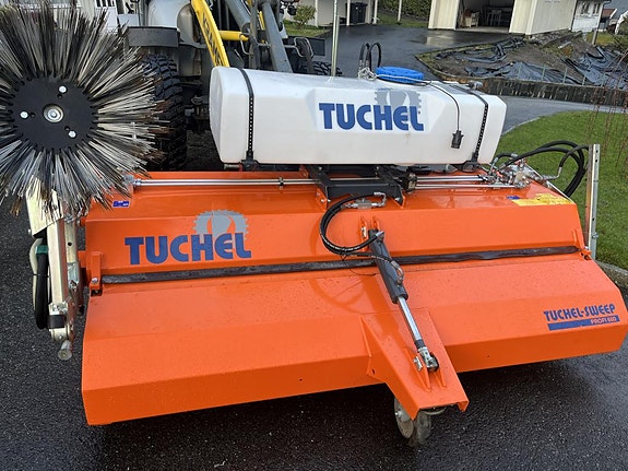 Tuchel Profi 660-230 feiekost med oppsamler og sidekost 4 of 6